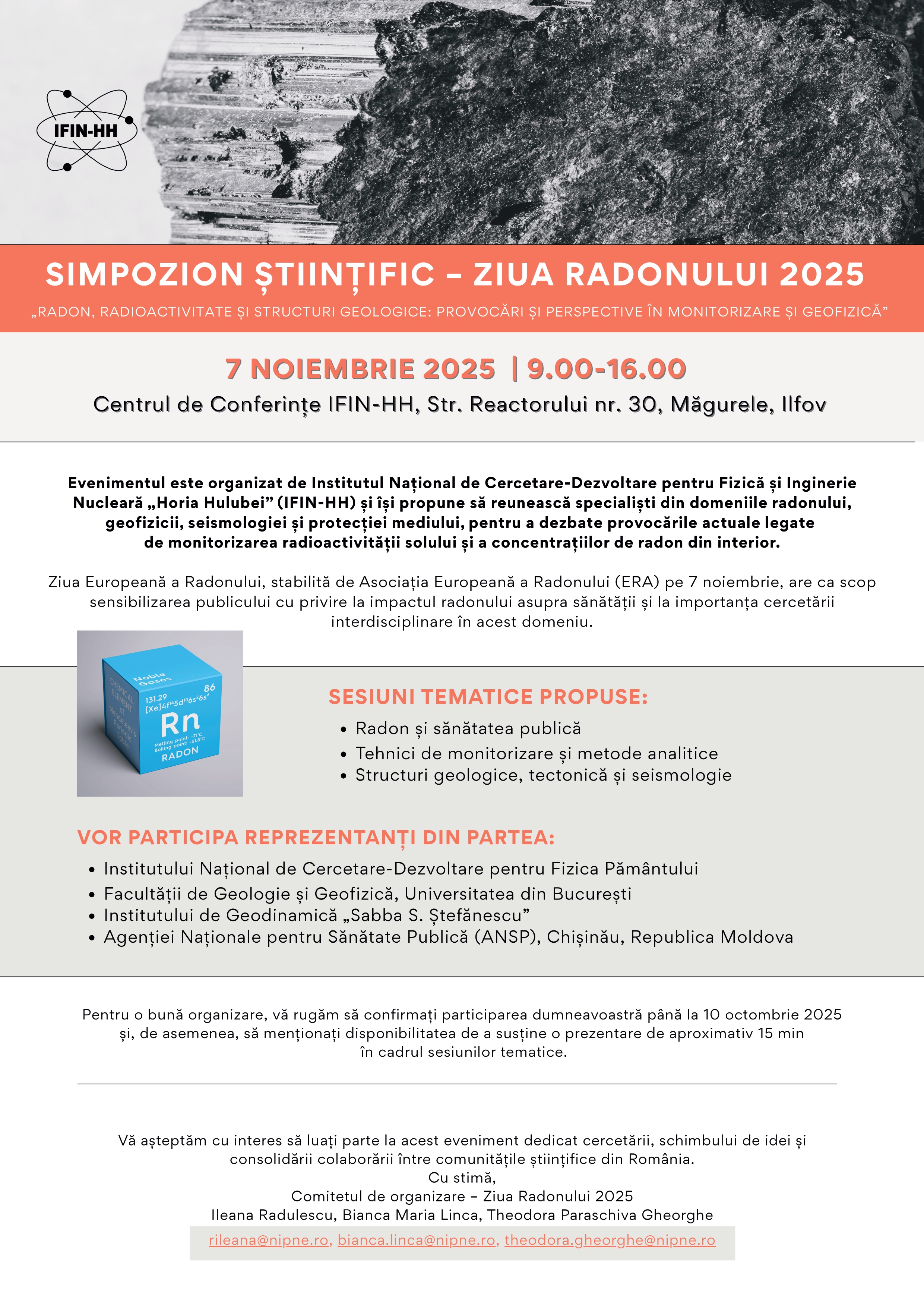 Poster Ziua Radonului 2025